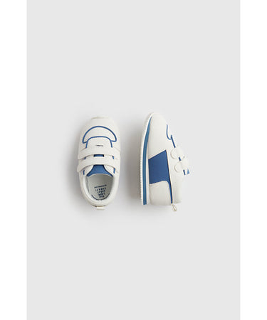 Mothercare First Walker Blue and White Trainers