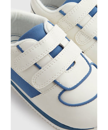 Mothercare First Walker Blue and White Trainers