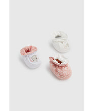 Load image into Gallery viewer, Mothercare Elephant Baby Booties - 3 Pack
