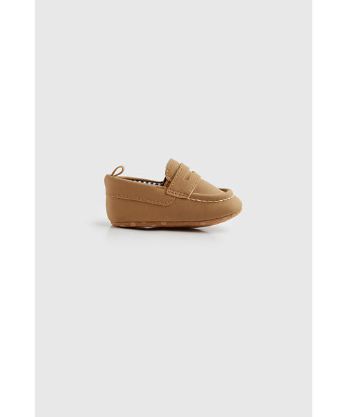 Mothercare Brown Loafer Pram Shoes