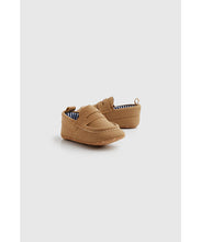 Load image into Gallery viewer, Mothercare Brown Loafer Pram Shoes
