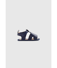Load image into Gallery viewer, Mothercare Navy Pram Sandals
