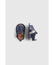 Load image into Gallery viewer, Mothercare Navy Pram Sandals
