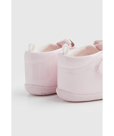 Mothercare Pink T-Bar Pram Shoes