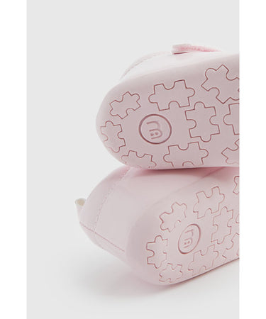 Mothercare Pink T-Bar Pram Shoes