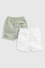 Load image into Gallery viewer, Mothercare Poplin Shorts - 2 Pack
