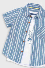 Load image into Gallery viewer, Mothercare Seaside Shirt And T-Shirt Set
