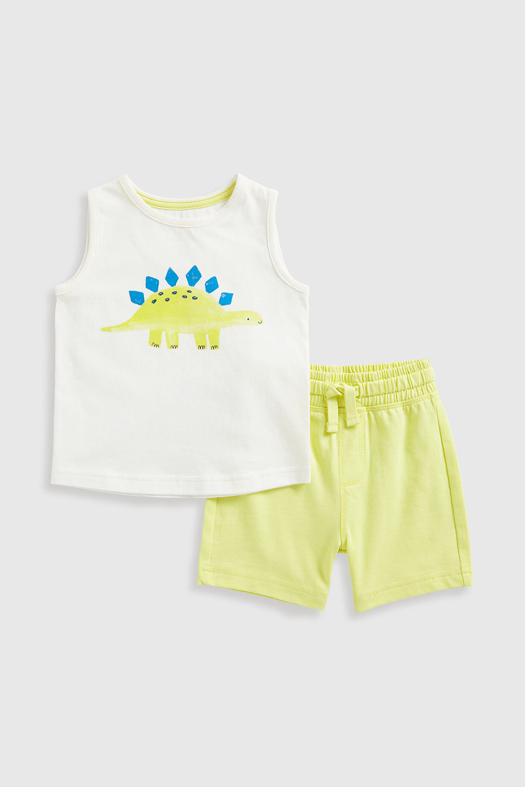 Mothercare Dinosaur Vest T-Shirt And Shorts Set