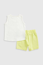 Load image into Gallery viewer, Mothercare Dinosaur Vest T-Shirt And Shorts Set
