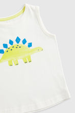 Load image into Gallery viewer, Mothercare Dinosaur Vest T-Shirt And Shorts Set

