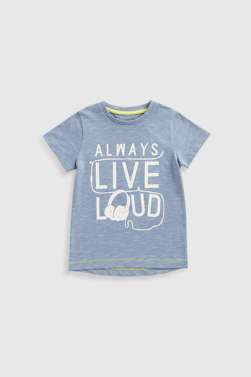 Mothercare Live Loud Glow-In-The-Dark T-Shirt