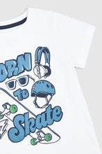 Load image into Gallery viewer, Mothercare Born To Skate Shorts And T-Shirt Set
