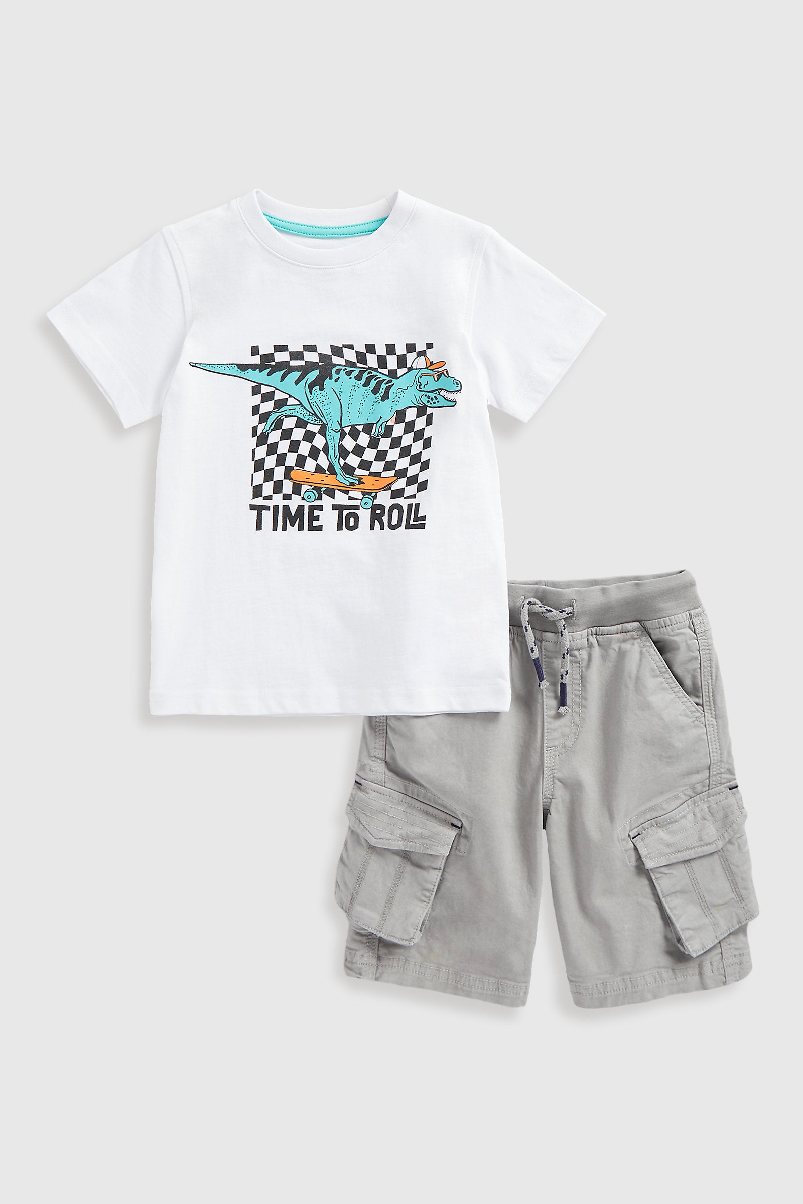 Mothercare T-Shirt and Cargo Shorts Set