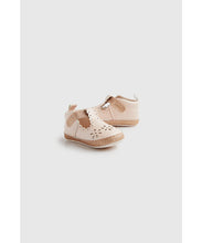 Load image into Gallery viewer, Mothercare Pink T-Bar Pram Shoes
