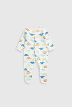 Load image into Gallery viewer, Mothercare Dinosaur Baby Sleepsuits - 3 Pack
