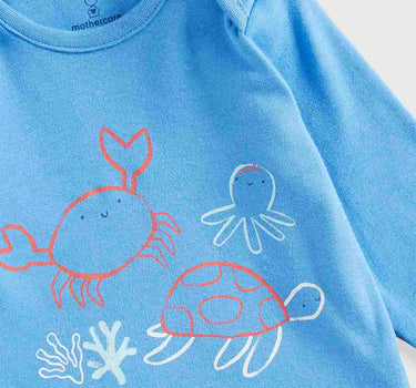 Mothercare Under The Sea Baby Pyjamas - 2 Pack