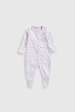 Load image into Gallery viewer, Mothercare Safari Baby Sleepsuits - 3 Pack
