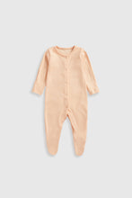 Load image into Gallery viewer, Mothercare Safari Baby Sleepsuits - 3 Pack
