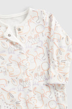 Load image into Gallery viewer, Mothercare Safari Baby Sleepsuits - 3 Pack
