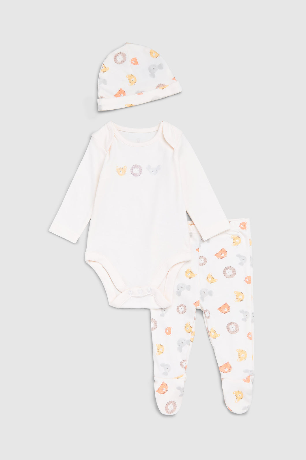 Mothercare Safari 3-Piece Baby Outfit Set