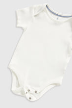 Load image into Gallery viewer, Mothercare Chambray Bibshorts, Bodysuit And Hat Set
