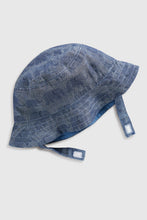 Load image into Gallery viewer, Mothercare Chambray Bibshorts, Bodysuit And Hat Set

