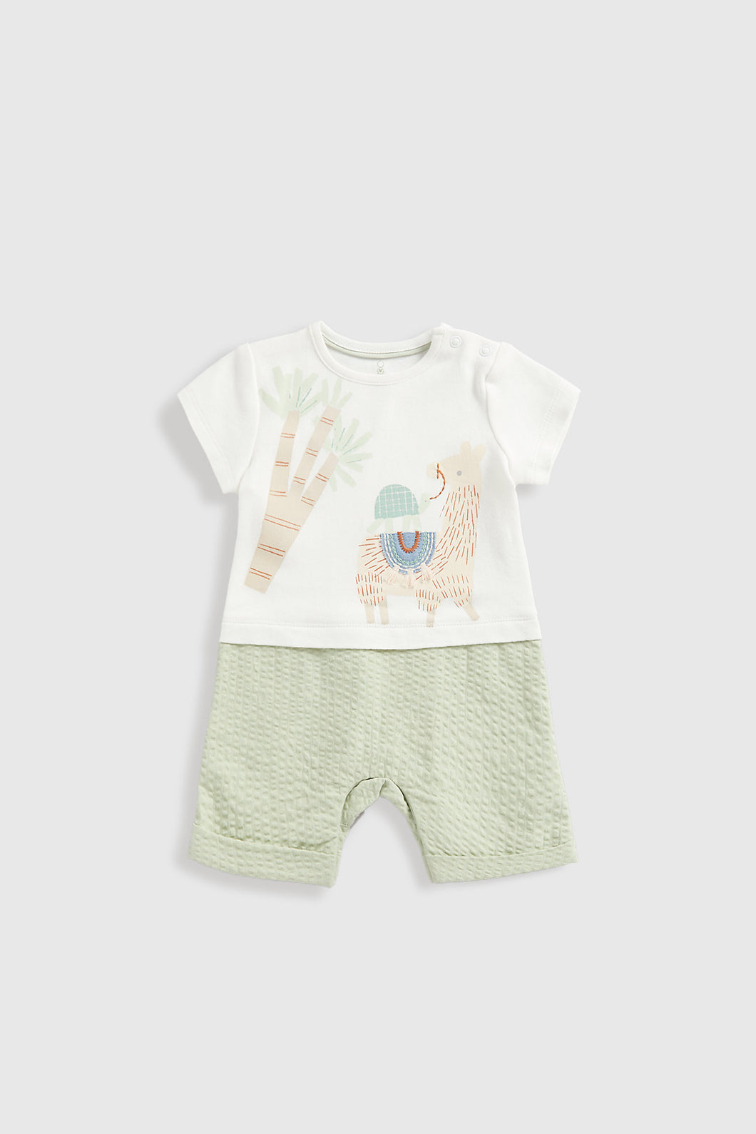 Mothercare Little Llama Mock Romper