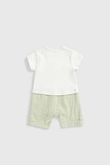 Mothercare Little Llama Mock Romper