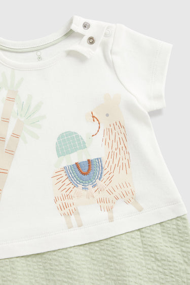 Mothercare Little Llama Mock Romper