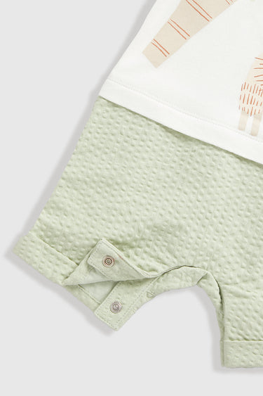 Mothercare Little Llama Mock Romper