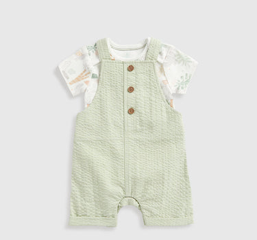 Mothercare Llama Bibshorts and Bodysuit Set