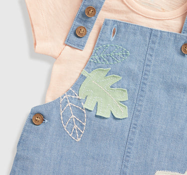 Mothercare Llama Bibshorts and Bodysuit Set