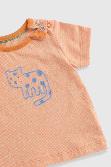 Mothercare Leopard T-Shirt and Shorts Set