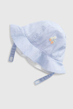 Load image into Gallery viewer, Mothercare Blue Romper And Hat Set
