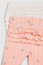 Load image into Gallery viewer, Mothercare Orchard Frill Leggings - 2 Pack
