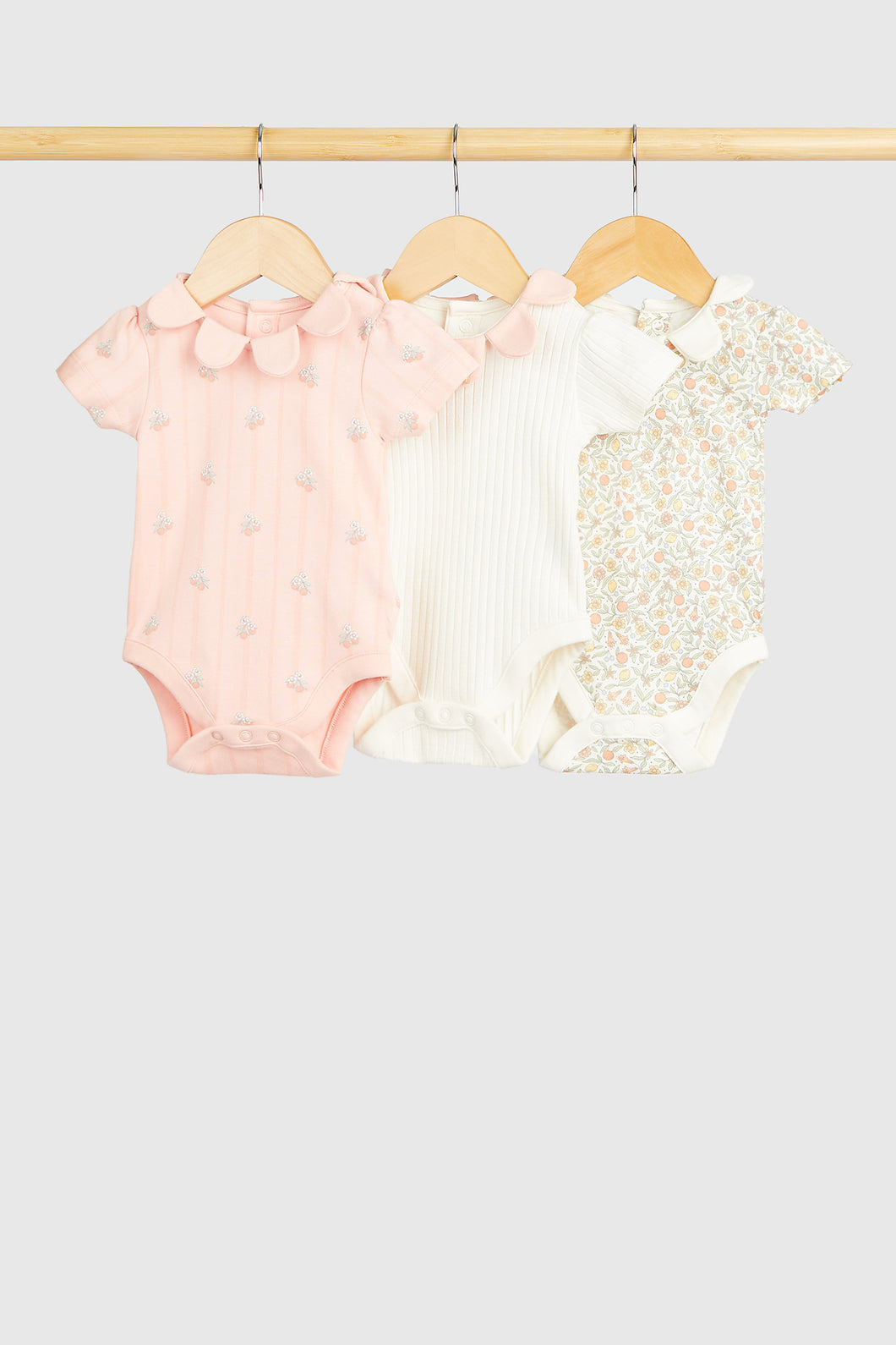 Mothercare Collared Bodysuits - 3 Pack