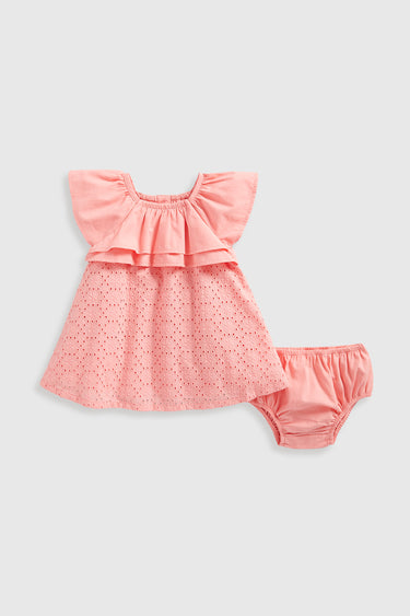 Mothercare Woven Dress and Knickers Set