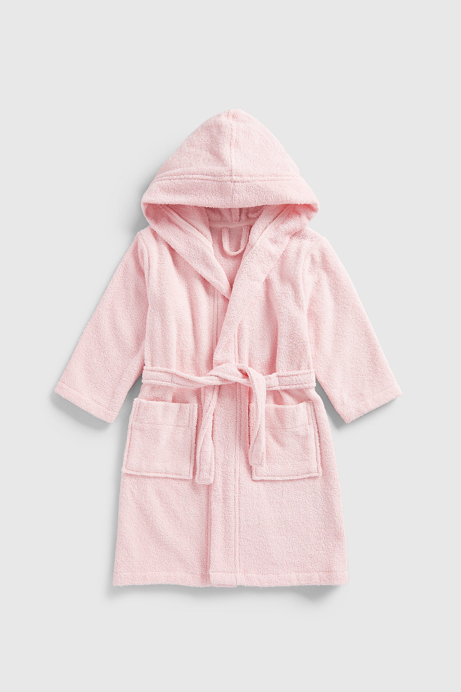 Buy Mothercare Pink Towelling Hooded Robe Online in Malaysia | Mothercare 👶