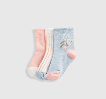 Mothercare Fruit Baby Socks - 3 Pack