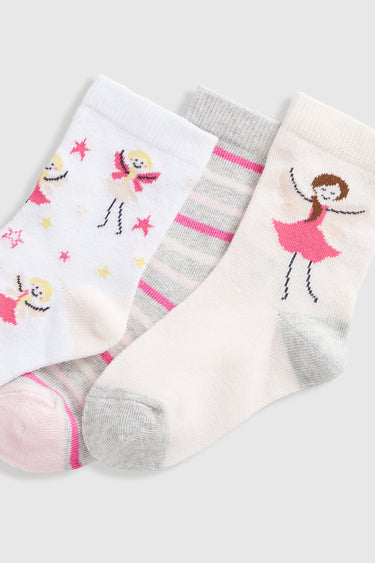 Mothercare Fairy Socks - 3 Pack