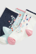 Load image into Gallery viewer, Mothercare Horse Socks - 3 Pack
