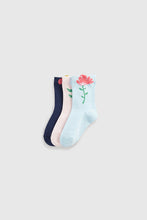 Load image into Gallery viewer, Mothercare Flower Socks - 3 Pack
