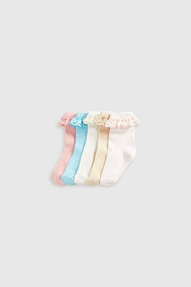 Mothercare Frill Socks - 5 Pack