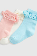 Load image into Gallery viewer, Mothercare Frill Socks - 5 Pack
