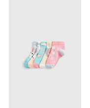 Load image into Gallery viewer, Mothercare Party Horse Trainer Socks - 5 Pack
