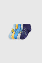 Load image into Gallery viewer, Mothercare Dinosaur Trainer Socks - 5 Pack
