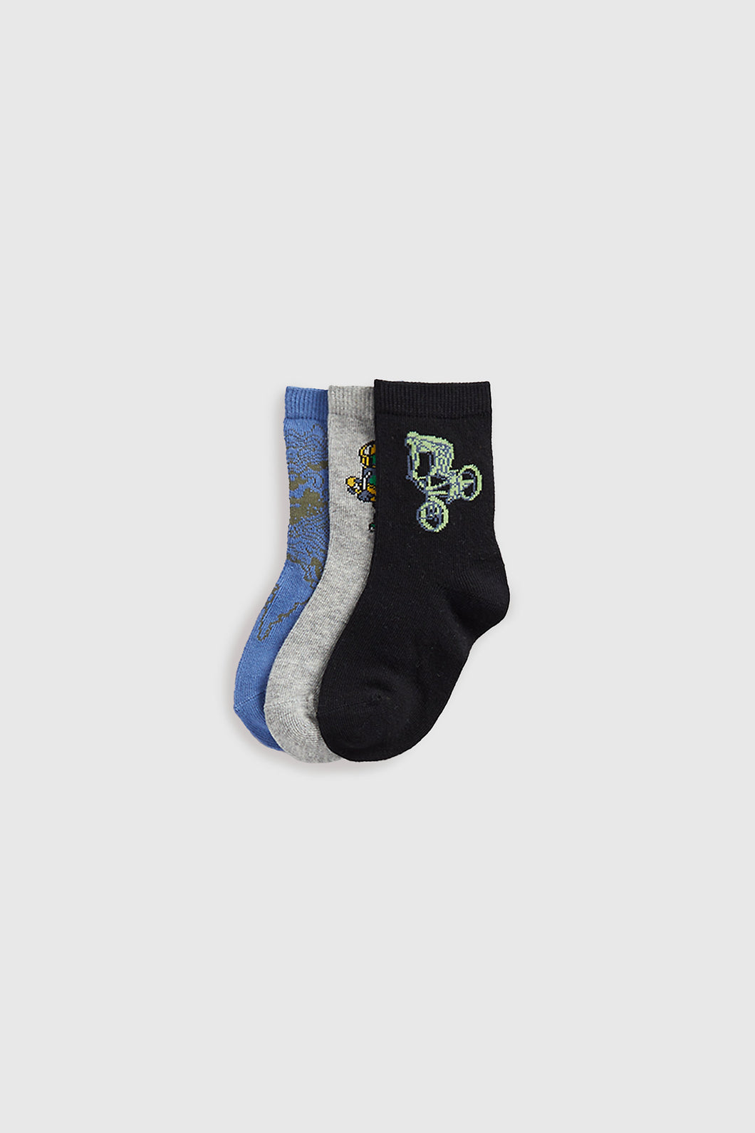 Mothercare Skater Socks - 3 Pack