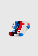 Load image into Gallery viewer, Mothercare Football Trainer Socks - 5 Pack
