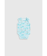 Load image into Gallery viewer, Mothercare Zebra Sleeveless Bodysuits - 5 Pack
