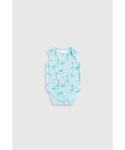 Load image into Gallery viewer, Mothercare Zebra Sleeveless Bodysuits - 5 Pack

